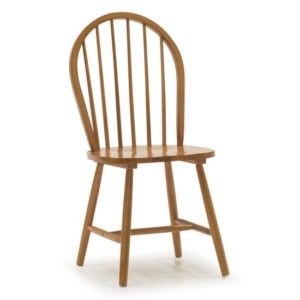 Windsor Wooden Dining Chair In Honey