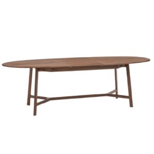 Madrina Wooden Extending Dining Table In Walnut